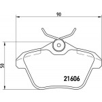 Brembo Σετ τακάκια, Δισκόφρενα - P 23 067