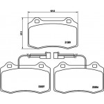 Brembo Σετ τακάκια, Δισκόφρενα - P 23 074