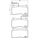 Brembo Σετ τακάκια, Δισκόφρενα - P 23 078
