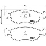 Brembo Σετ τακάκια, Δισκόφρενα - P 23 079