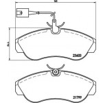 Brembo Σετ τακάκια, Δισκόφρενα - P 23 084