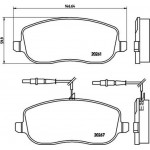 Brembo Σετ τακάκια, Δισκόφρενα - P 23 090