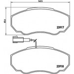 Brembo Σετ τακάκια, Δισκόφρενα - P 23 091