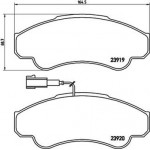 Brembo Σετ τακάκια, Δισκόφρενα - P 23 092