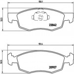 Brembo Σετ τακάκια, Δισκόφρενα - P 23 118