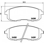 Brembo Σετ τακάκια, Δισκόφρενα - P 23 126