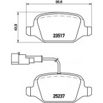 Brembo Σετ τακάκια, Δισκόφρενα - P 23 131