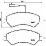 Brembo Σετ τακάκια, Δισκόφρενα - P 23 136
