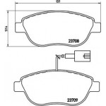 Brembo Σετ τακάκια, Δισκόφρενα - P 23 137