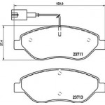 Brembo Σετ τακάκια, Δισκόφρενα - P 23 145