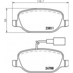 Brembo Σετ τακάκια, Δισκόφρενα - P 23 152X