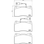 Brembo Σετ τακάκια, Δισκόφρενα - P 23 154