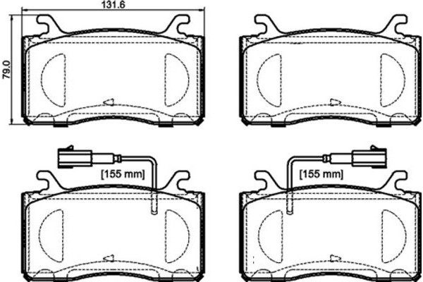 Brembo Σετ τακάκια, Δισκόφρενα - P 23 185