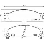 Brembo Σετ τακάκια, Δισκόφρενα - P 24 026