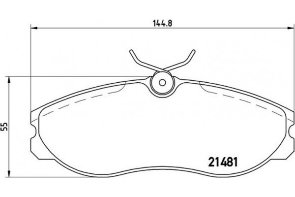 Brembo Σετ τακάκια, Δισκόφρενα - P 24 039