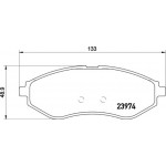 Brembo Σετ τακάκια, Δισκόφρενα - P 24 048