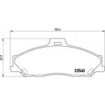 Brembo Σετ τακάκια, Δισκόφρενα - P 24 051