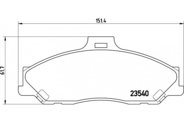 Brembo Σετ τακάκια, Δισκόφρενα - P 24 051