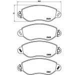 Brembo Σετ τακάκια, Δισκόφρενα - P 24 053
