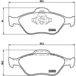 Brembo Σετ τακάκια, Δισκόφρενα - P 24 055X