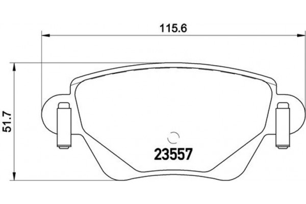 Brembo Σετ τακάκια, Δισκόφρενα - P 24 059