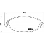 Brembo Σετ τακάκια, Δισκόφρενα - P 24 060