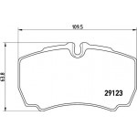 Brembo Σετ τακάκια, Δισκόφρενα - P 24 084