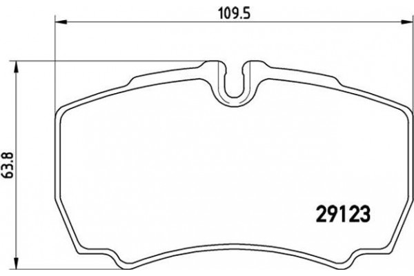 Brembo Σετ τακάκια, Δισκόφρενα - P 24 084