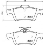 Brembo Σετ τακάκια, Δισκόφρενα - P 24 148