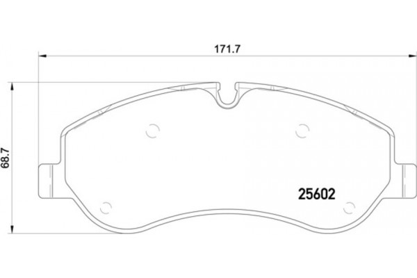 Brembo Σετ τακάκια, Δισκόφρενα - P 24 152