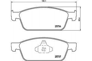Brembo Σετ τακάκια, Δισκόφρενα - P 24 157