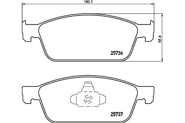 Brembo Σετ τακάκια, Δισκόφρενα - P 24 157