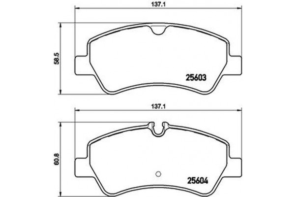Brembo Σετ τακάκια, Δισκόφρενα - P 24 160