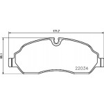 Brembo Σετ τακάκια, Δισκόφρενα - P 24 171