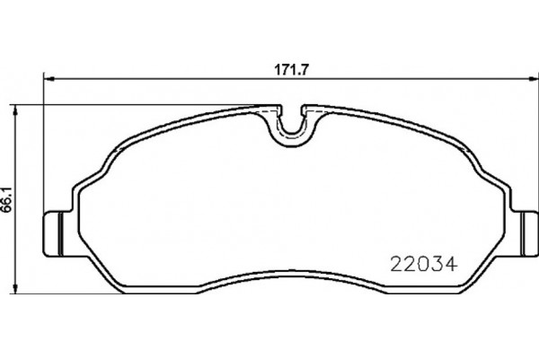 Brembo Σετ τακάκια, Δισκόφρενα - P 24 171