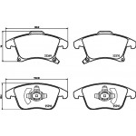 Brembo Σετ τακάκια, Δισκόφρενα - P 24 173