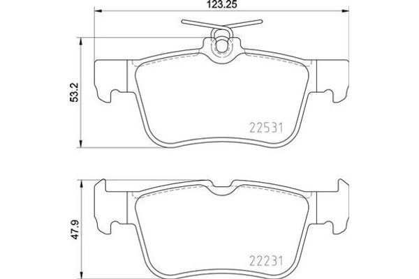 Brembo Σετ τακάκια, Δισκόφρενα - P 24 175