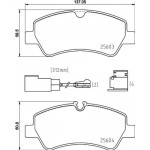 Brembo Σετ τακάκια, Δισκόφρενα - P 24 187