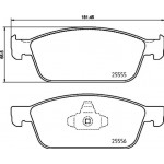 Brembo Σετ τακάκια, Δισκόφρενα - P 24 199