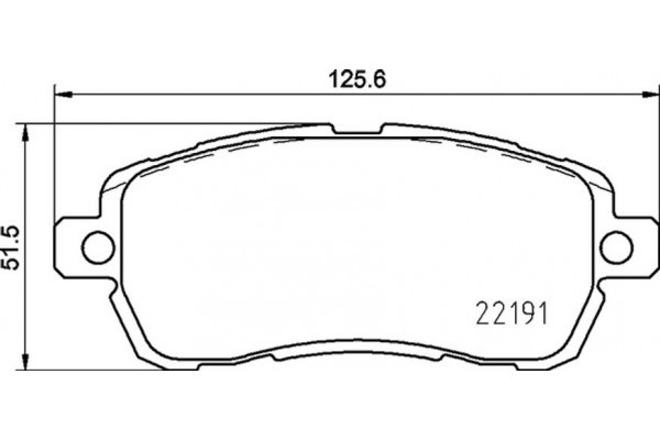 Brembo Σετ τακάκια, Δισκόφρενα - P 24 203