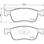 Brembo Σετ τακάκια, Δισκόφρενα - P 24 210