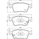 Brembo Σετ τακάκια, Δισκόφρενα - P 24 218