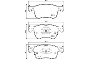 Brembo Σετ τακάκια, Δισκόφρενα - P 24 218