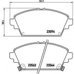 Brembo Σετ τακάκια, Δισκόφρενα - P 28 029