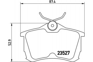 Brembo Σετ τακάκια, Δισκόφρενα - P 28 030