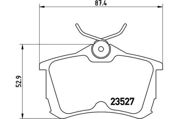 Brembo Σετ τακάκια, Δισκόφρενα - P 28 030