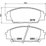 Brembo Σετ τακάκια, Δισκόφρενα - P 28 032