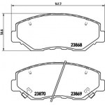 Brembo Σετ τακάκια, Δισκόφρενα - P 28 035