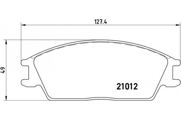 Brembo Σετ τακάκια, Δισκόφρενα - P 30 001