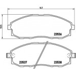 Brembo Σετ τακάκια, Δισκόφρενα - P 30 010